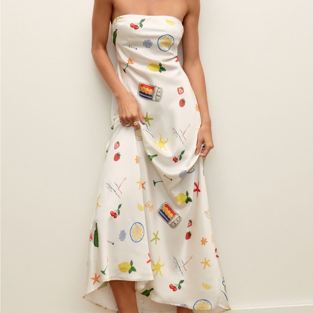For love and Lemons Carla Strapless Maxi Dress